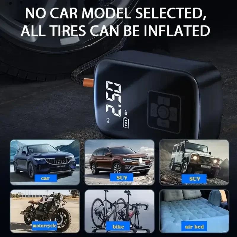 Wireless Portable Tire Inflator