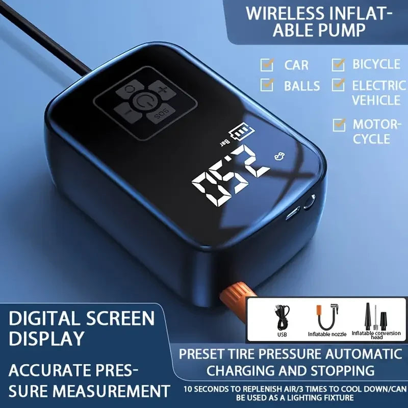 Wireless Portable Tire Inflator