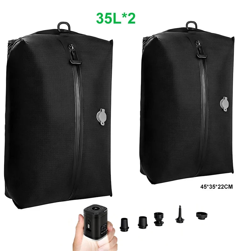 Portable Travel Compression Bag Set