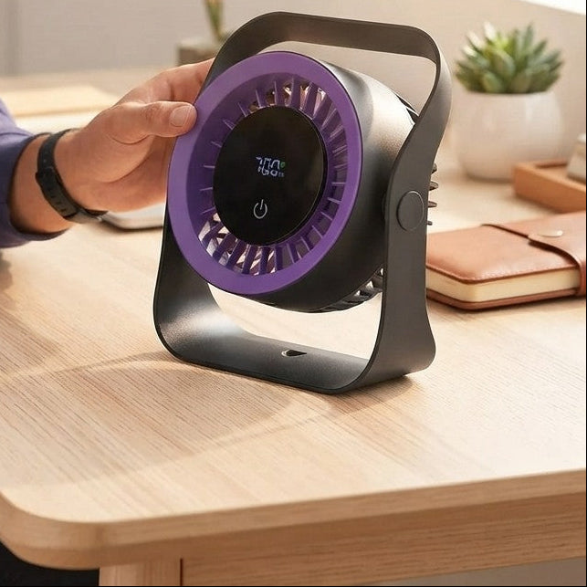 Portable Rechargeable Desk Fan
